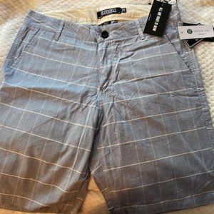 Men's Ezekiel blue shorts